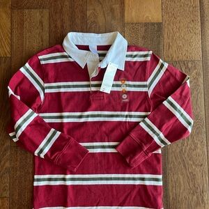 Gymboree Red and White Striped Long Sleeve Shirt
